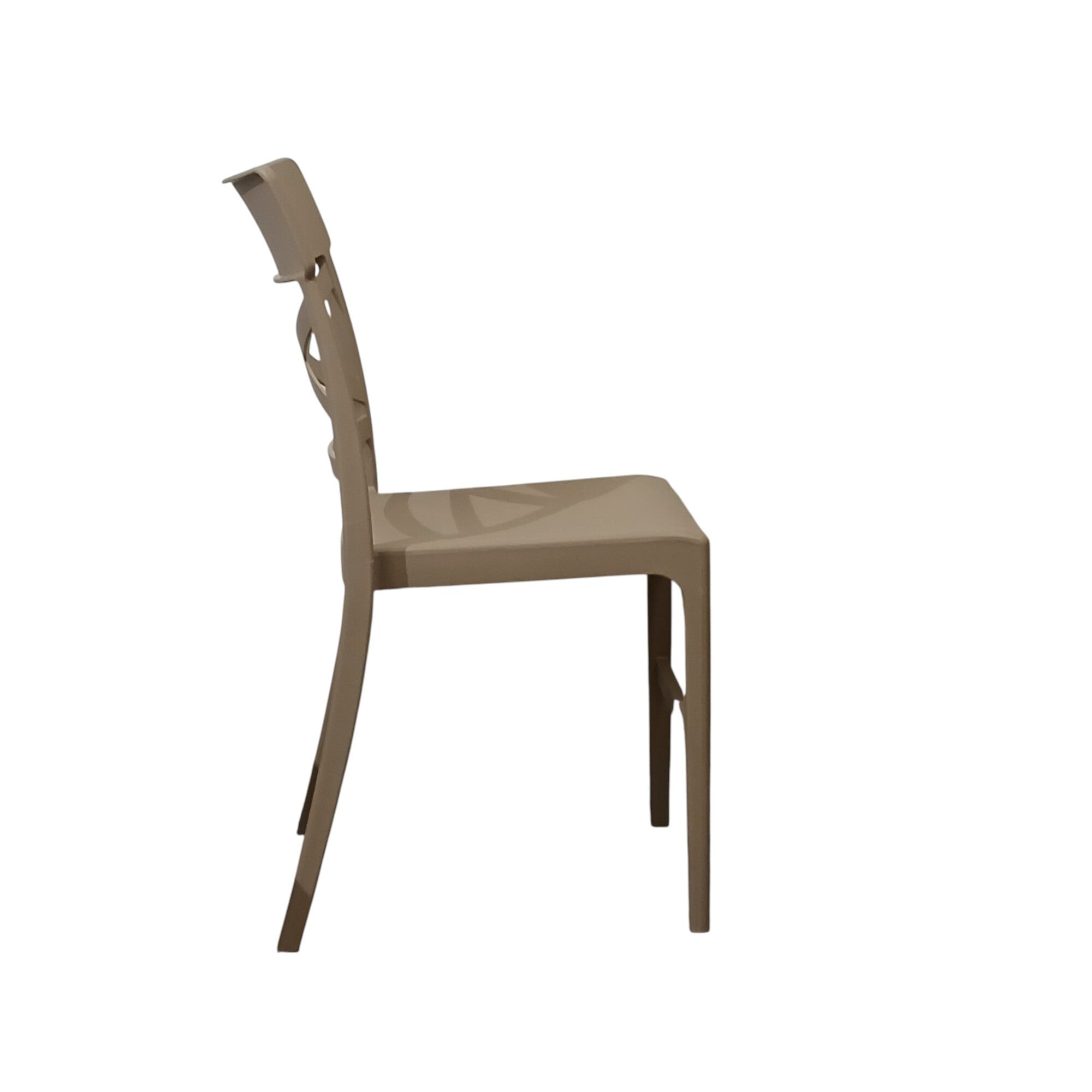 SEDIA CLIZIA 44X51XH84CM BEIGE KHAKI.