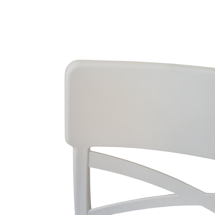 SEDIA CLIZIA 44X51XH84CM BIANCA