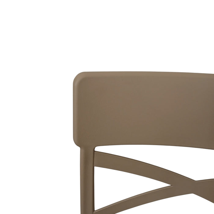 SEDIA CLIZIA 44X51XH84CM BEIGE KHAKI.