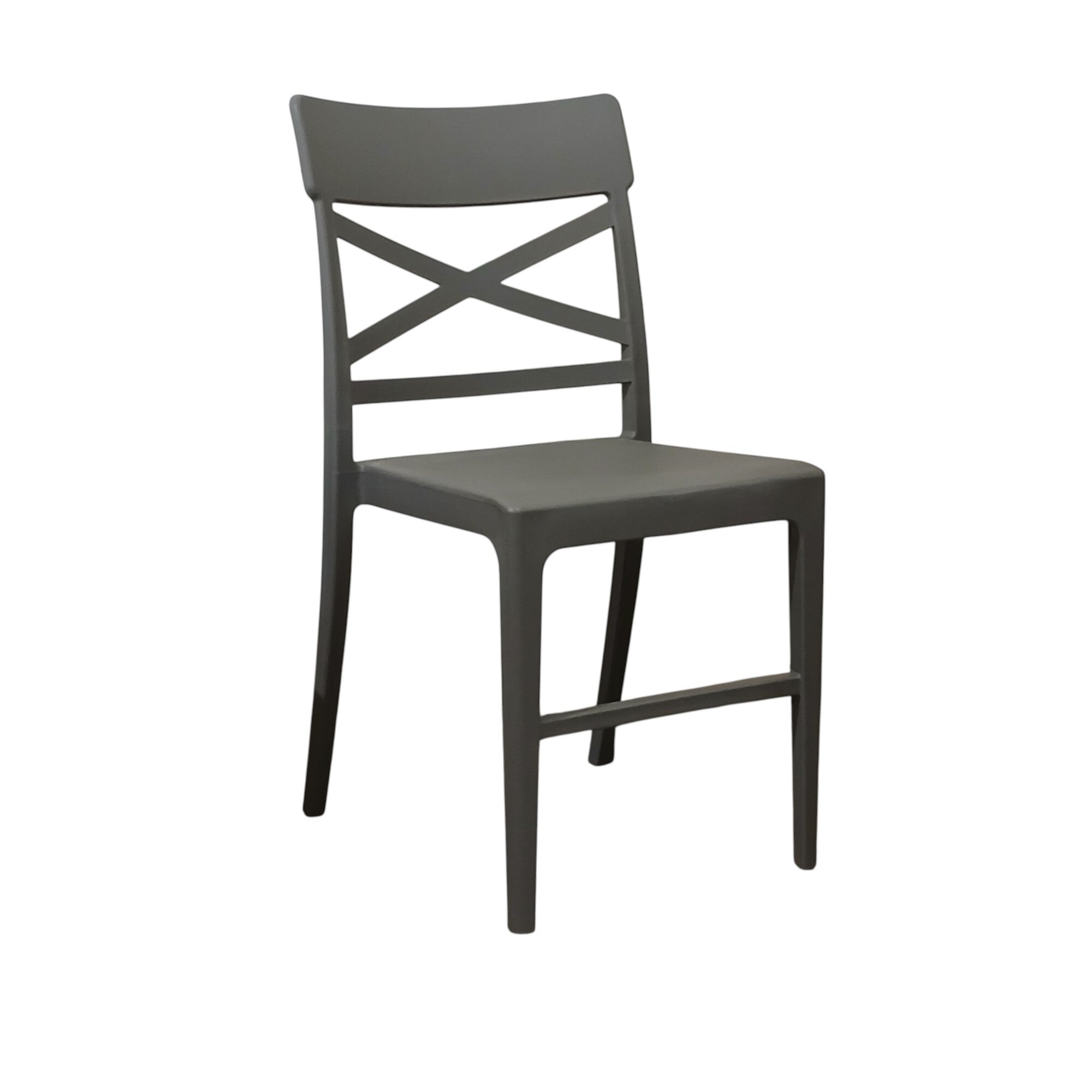 SEDIA CLIZIA 44X51XH84CM GRIGIA