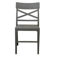 SEDIA CLIZIA 44X51XH84CM GRIGIA