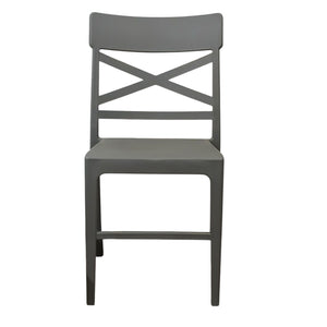 SEDIA CLIZIA 44X51XH84CM GRIGIA