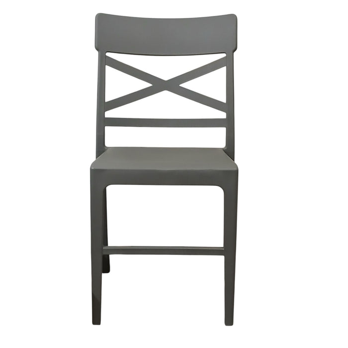 SEDIA CLIZIA 44X51XH84CM GRIGIA