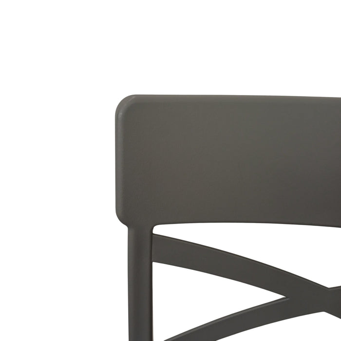 SEDIA CLIZIA 44X51XH84CM GRIGIA