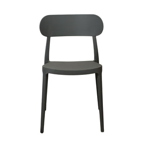 SEDIA AURORA 49X51XH79,5CM GRIGIA