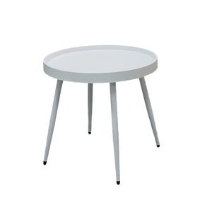 TAVOLO BASSO NEMO D.50XH47CM BIANCO.