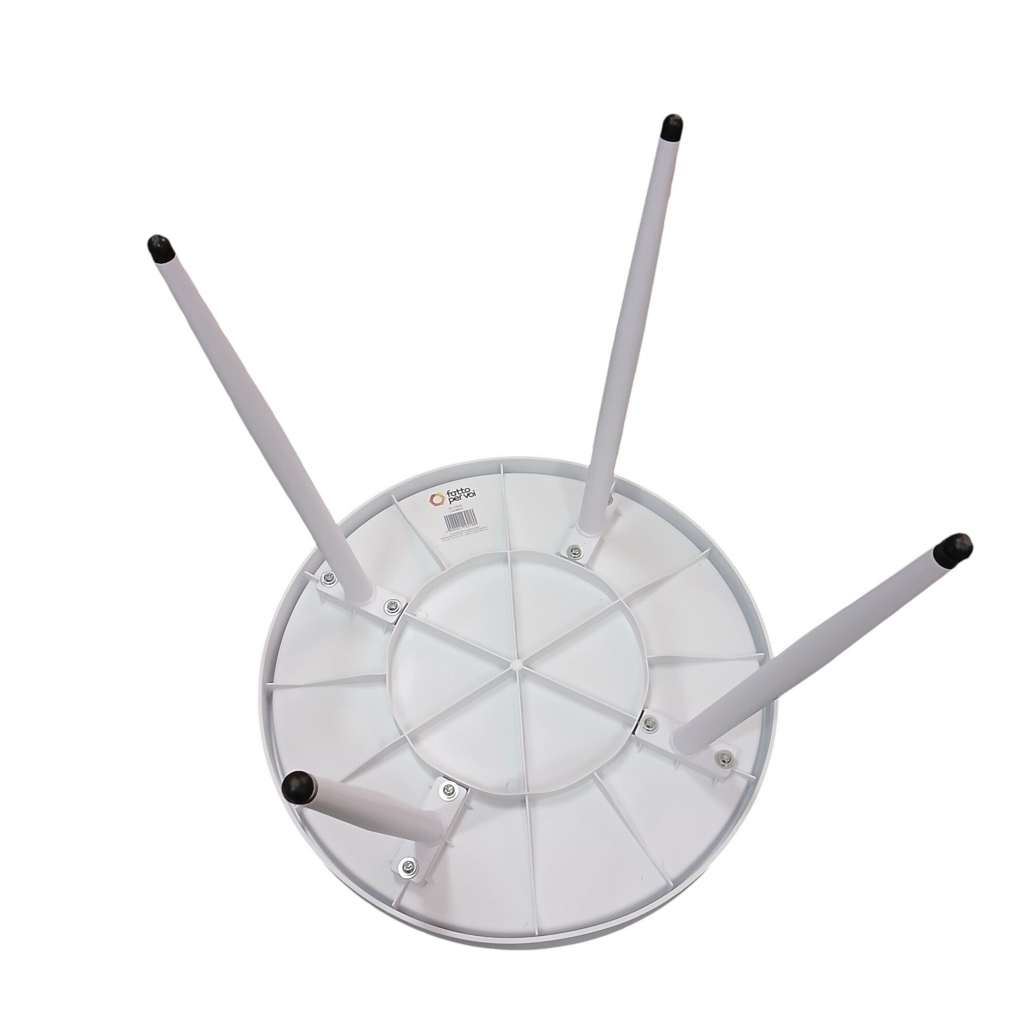 TAVOLO BASSO NEMO D.50XH47CM BIANCO.