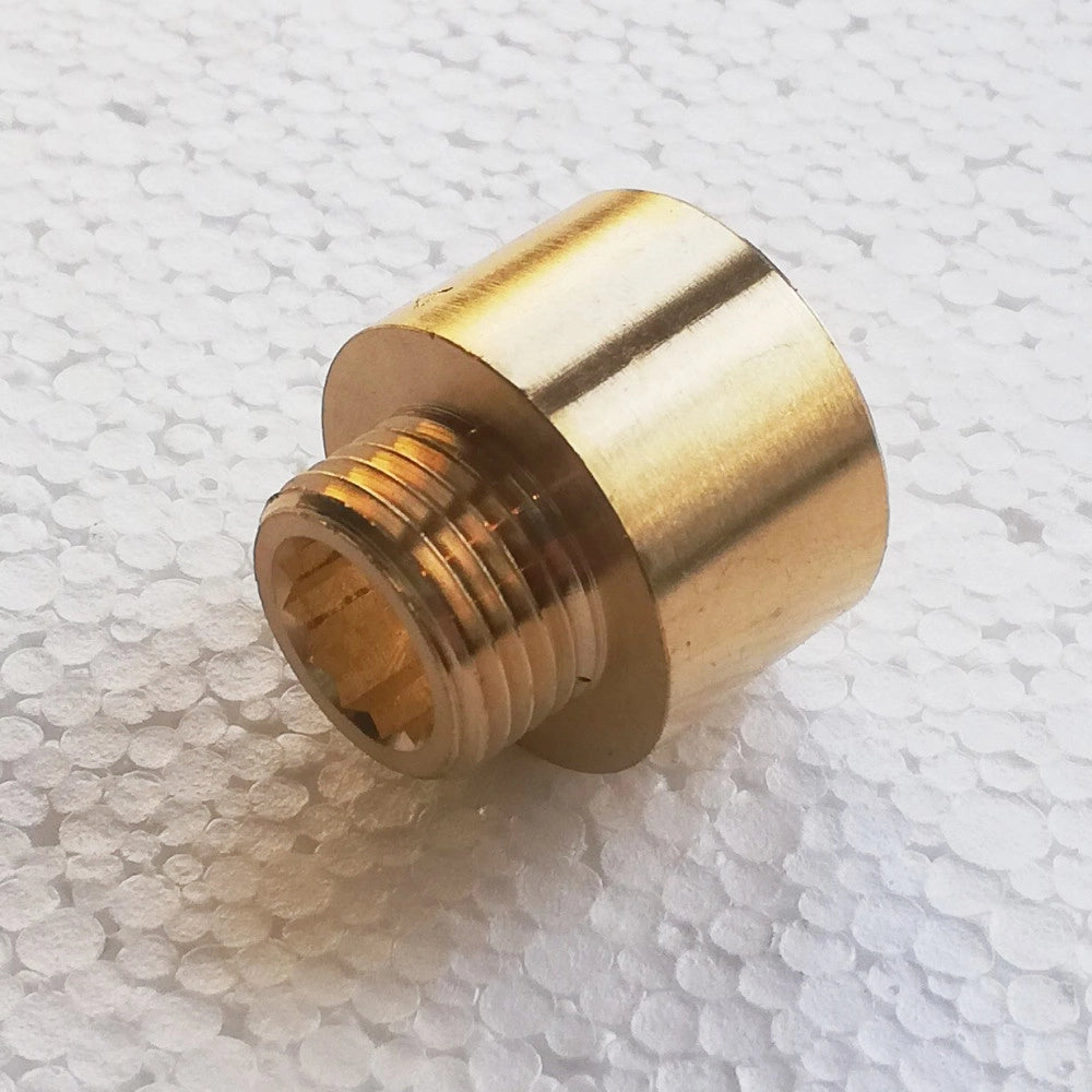 Prolunga ridotta da f 11/4 x m 1 in ottone giallo