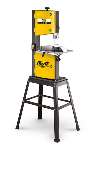 Femi VB 28‑186 – Sega a Nastro Verticale 420 W con Basamento e Goniometro