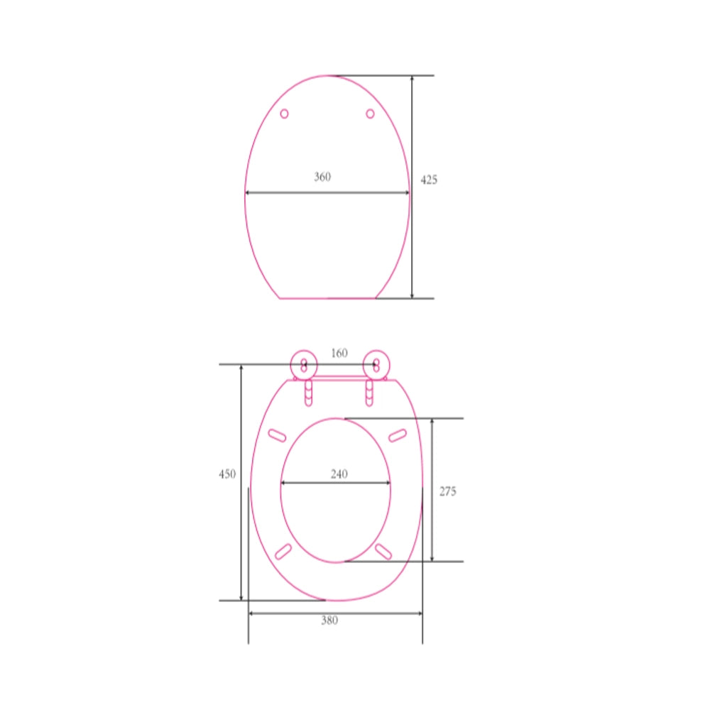 Sedile wc copri water tavoletta vaso universale bianco mdf legno pesante cerniere metallo bagno *** pezzi 1