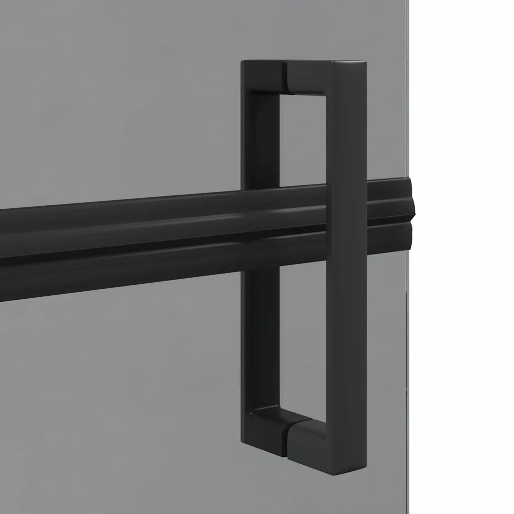 Parete doccia walk-in Nero 70 x 6,5 x 190 cm CFW4407965