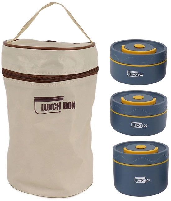 Borsa da Picnic Ronde Stomaca - Biberon Termico Portatile - Contenitore di Cibo Imprigionato - Facile da Pulire - Ideale per Picnic/Scrivania da Viaggio