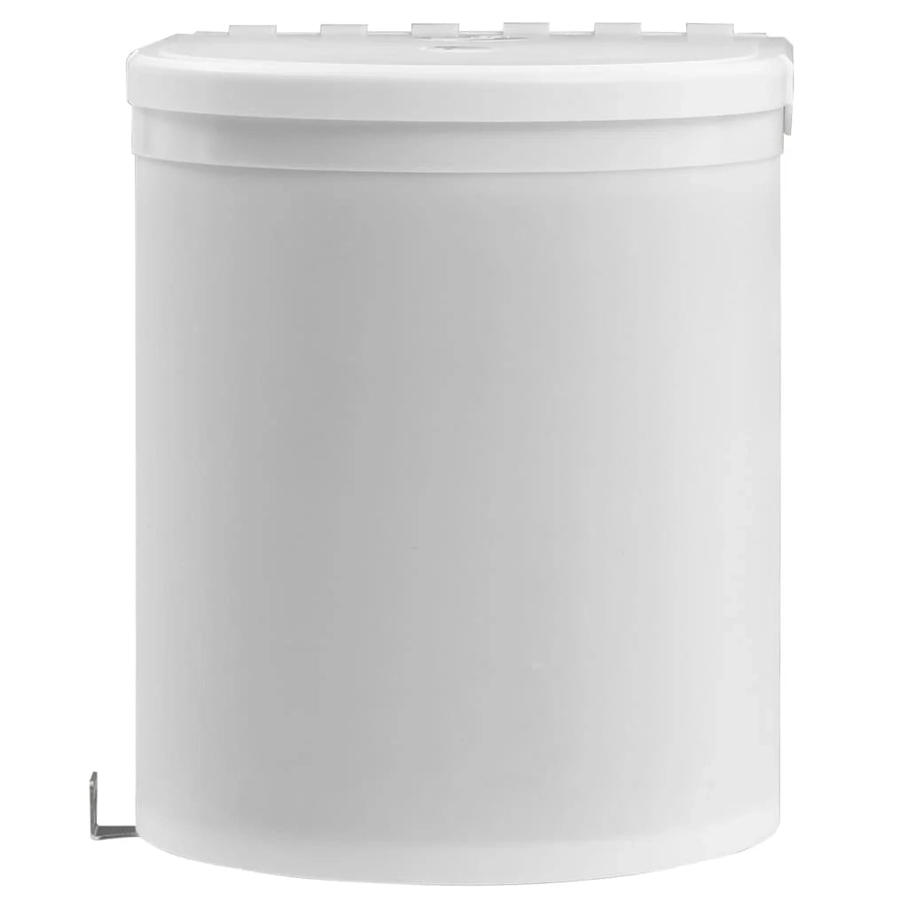 Pattumiera da cucina integrata in plastica bianca da 12 litri 02_0006062