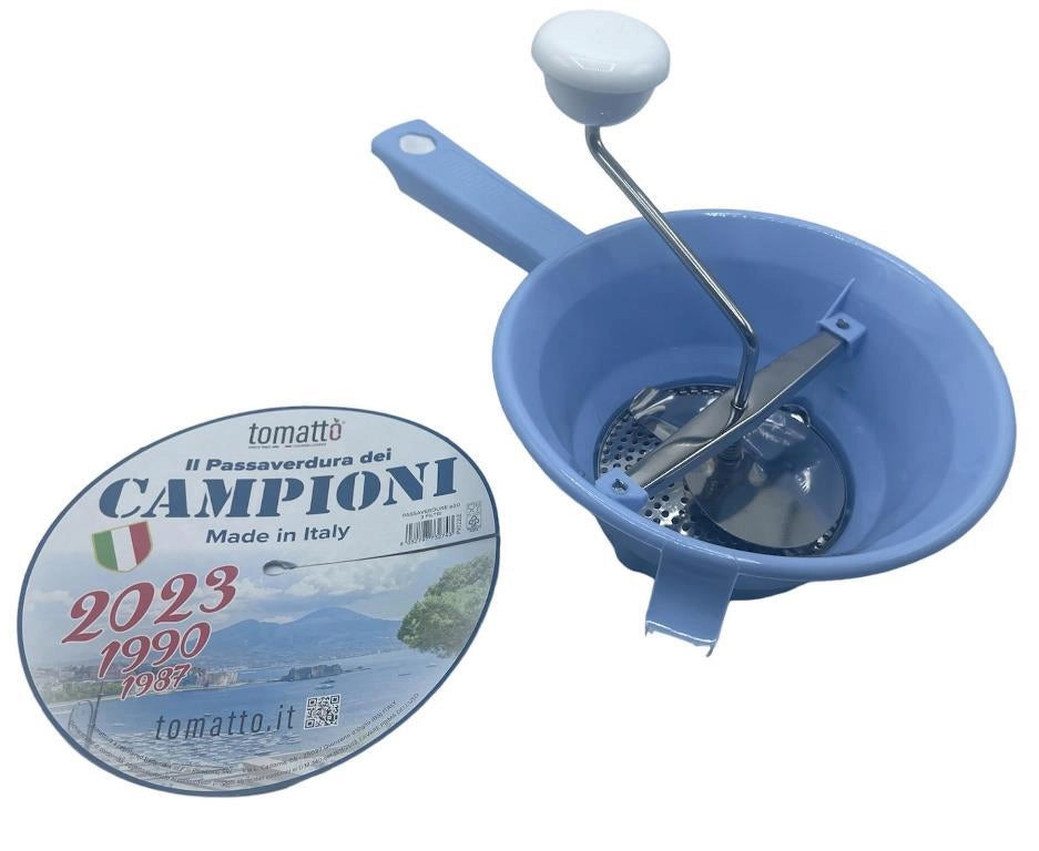 Passatutto Passaverdure Azzurro Limited Napoli Campione D'Italia 20 cm 3 Dischi