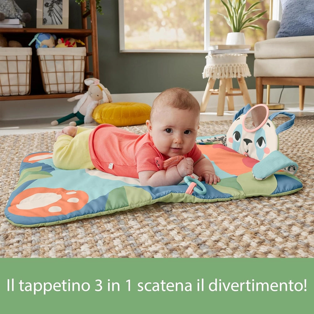 Fisher-Price Amici del Pianeta Tappetino Panda Gioco Specchietto Idea Regalo