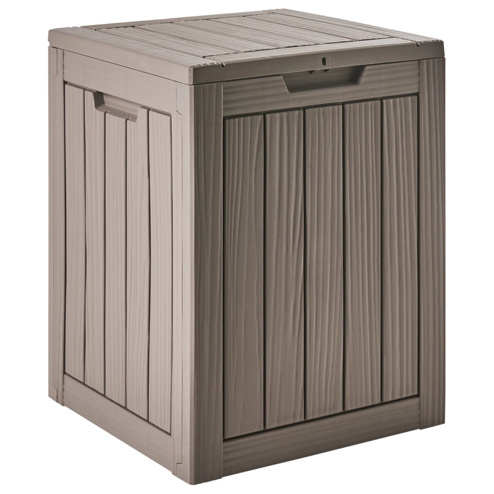 Contenitore da giardino Taupe Polipropilene 46 x 58 cm Cassetta degli attrezzi da esterno per tessuti