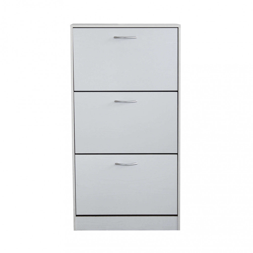 Scarpiera Vicky 60x24x115 h cm in Legno Bianca