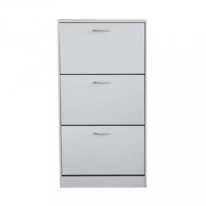 Scarpiera Vicky 60x24x115 h cm in Legno Bianca