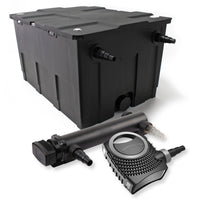 Set Filtro a 1 camera laghetto 60000l con Chiarificatore UVC 36W 3ª serie Pompa NEO8000 70W