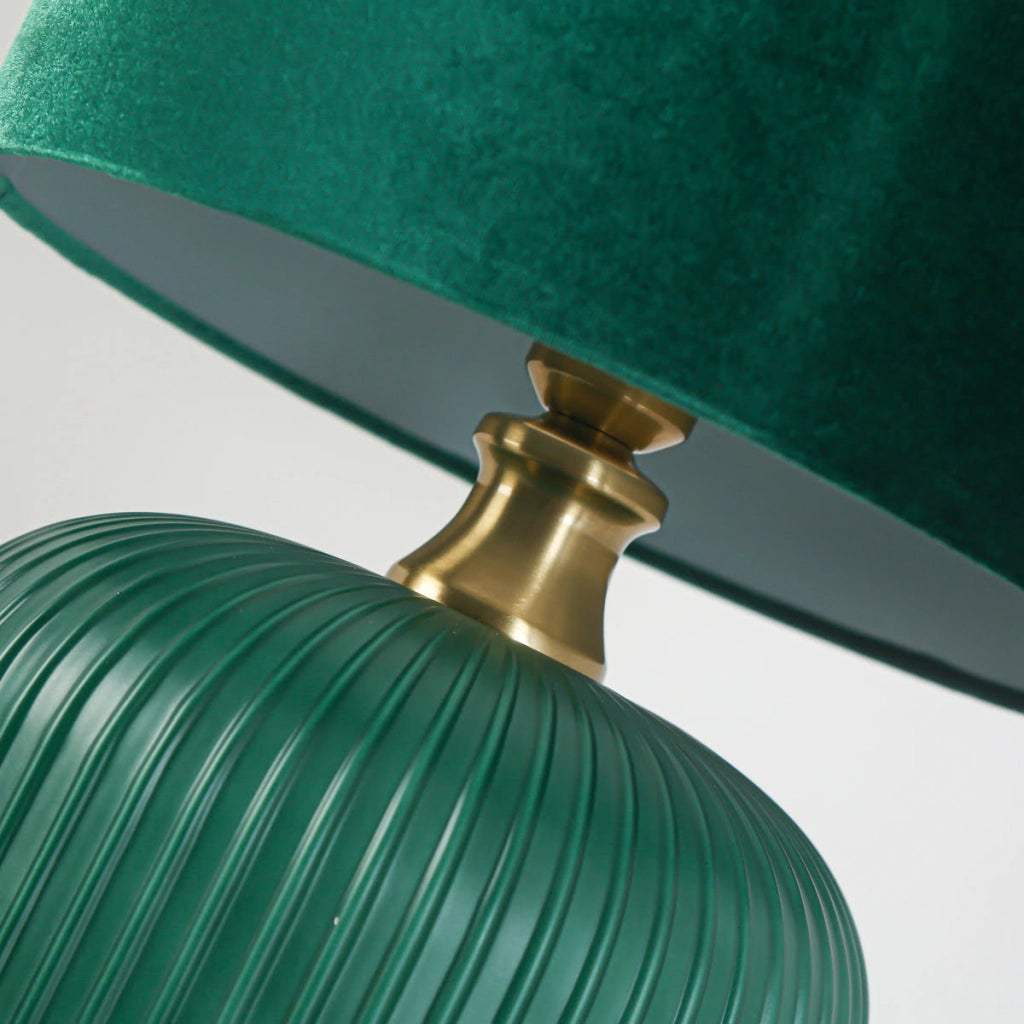 Lampada da tavolo Tamiza piccola verde E27 Light Prestige