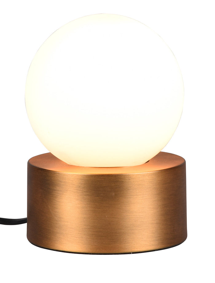 Lampada da Tavolo da Interno Attacco E14 in Metallo Ottone antico