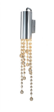 Applique Larix Italux cromata con cristalli GU10 35W