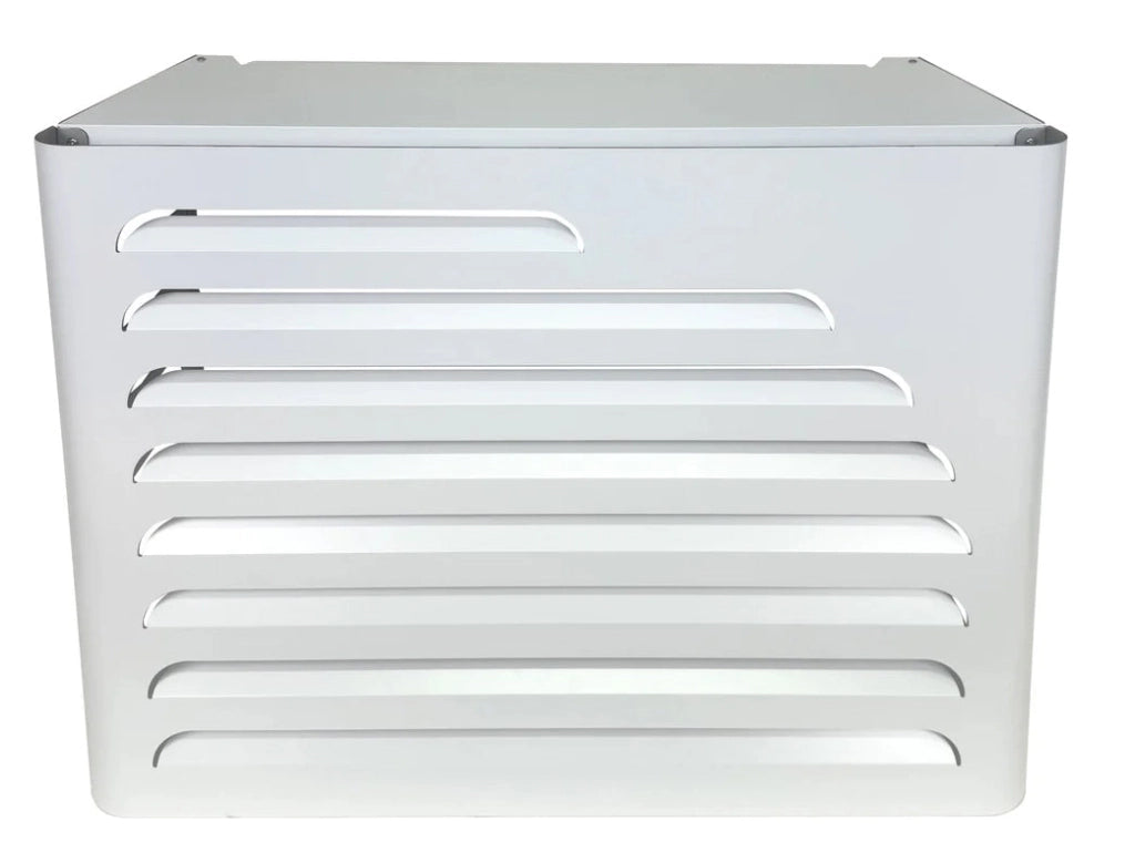 Copri Condizionatore 100x85x60 cm in Alluminio Curve M Bianco