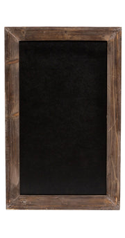 Biscottini Lavagna da parete verticale/orizzontale con cornice in legno finitura legno anticato 50x3x80 cm