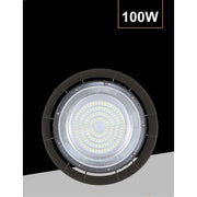 Trade Shop - Faretto Led Ufo Lampada A Sospensione 100 Watt Ip65 Luce Naturale 4000k He-100w -