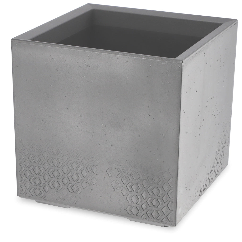 Vaso da giardino KADAX, 40 cm, con supporto su ruote, effetto cemento, ideale per terrazza.