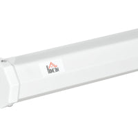 Telo Proiettore 120 Pollici 244x183 cm in Tessuto a Rete Bianco