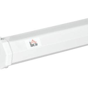 Telo Proiettore 120 Pollici 244x183 cm in Tessuto a Rete Bianco