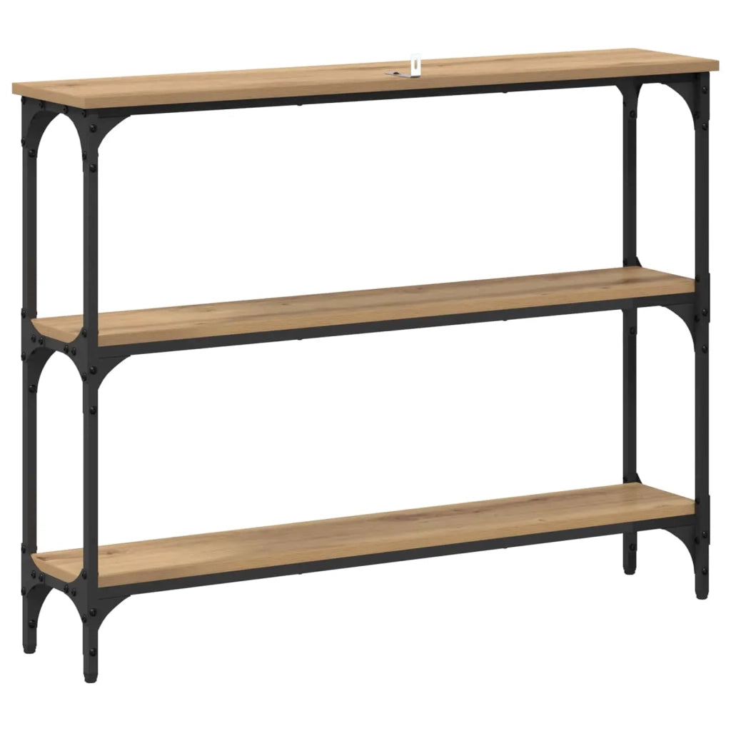 Tavolo consolle Rovere artigianale 100 x 22,5 x 75 cm 883504