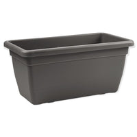 FIORIERA RETTANGOLARE in plastica vaso da giardino DA 100 cm Anthea VARI COLORI Color: ANTRACITE