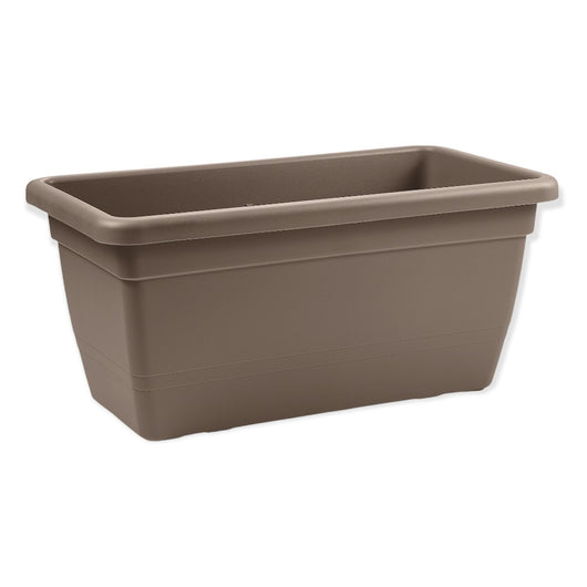FIORIERA RETTANGOLARE in plastica vaso da giardino DA 100 cm Anthea VARI COLORI Color: AVANA