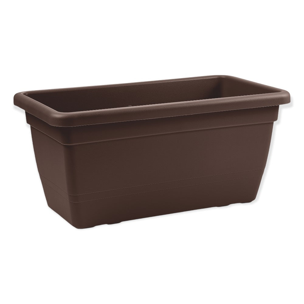 FIORIERA RETTANGOLARE in plastica vaso da giardino DA 100 cm Anthea VARI COLORI Color: BRONZO