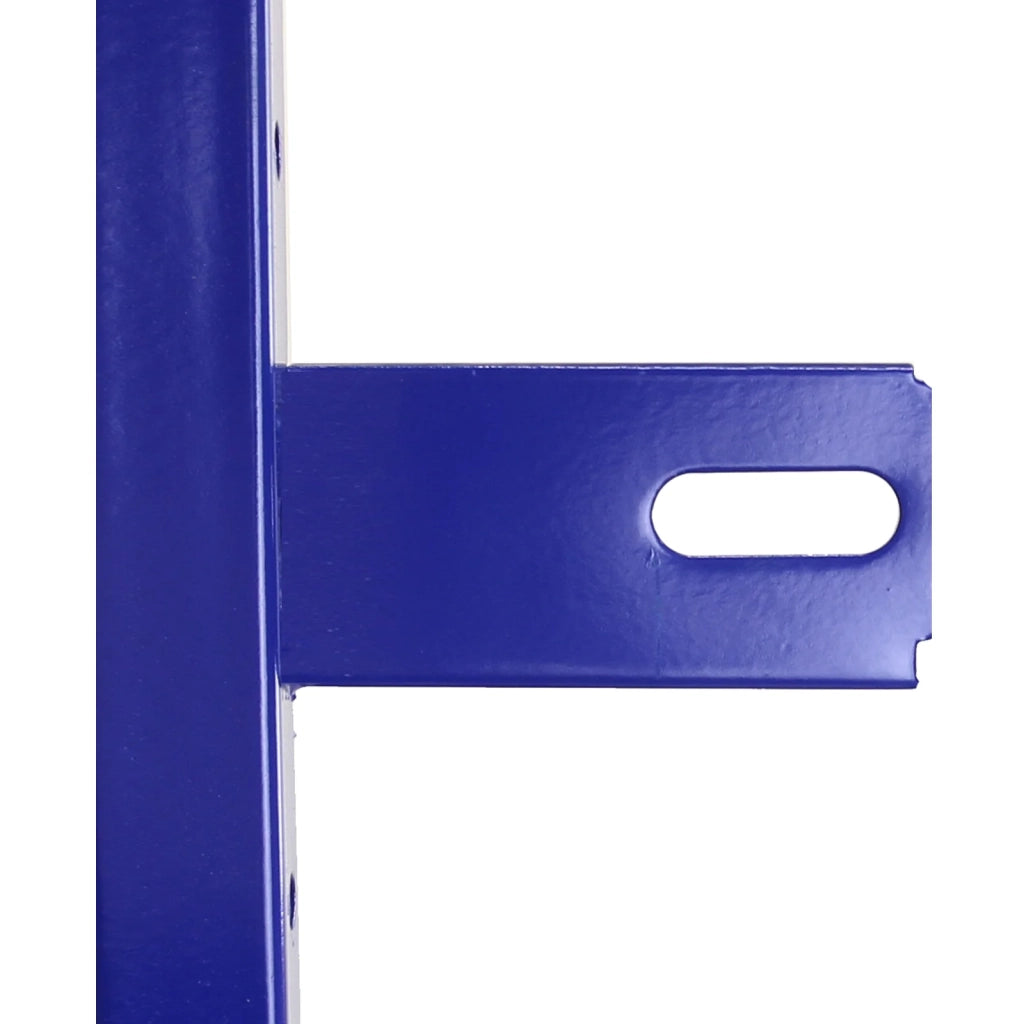 2 Scaffali Lightning in Acciaio Senza Bulloni Blu 6 Ripiani per Officina e Box