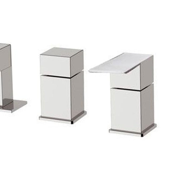 Rubinetto bordo vasca quadro - serie skyline