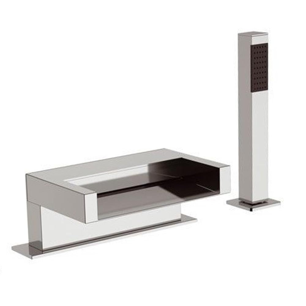 Rubinetto bordo vasca quadro - serie skyline