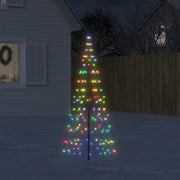Albero di Natale a LED 200 LED Colorato 180 cm 358110