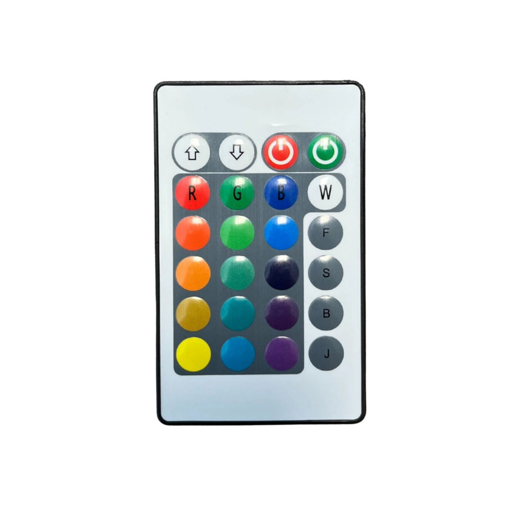 Faro Led Flood Slim RGB Con Telecomando 20W 680 Lumen RGB AC 220V 50Hz Nero IP65
