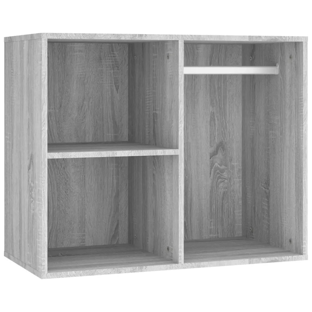 Set Tavolo da Toeletta con LED Grigio Sonoma Legno Multistrato 3114105