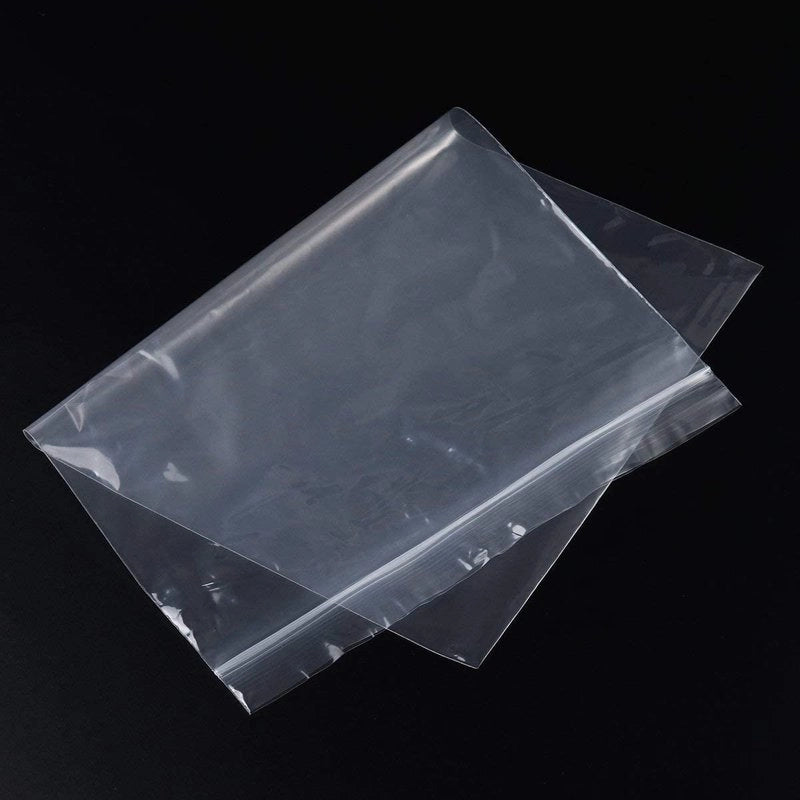 1000 Pezzi Buste Zip Trasparenti 12x19 cm Spessore 30 Micron Richiudibili