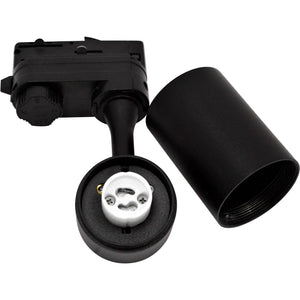 Track Light porta faretto GU10 50x100mm Nero