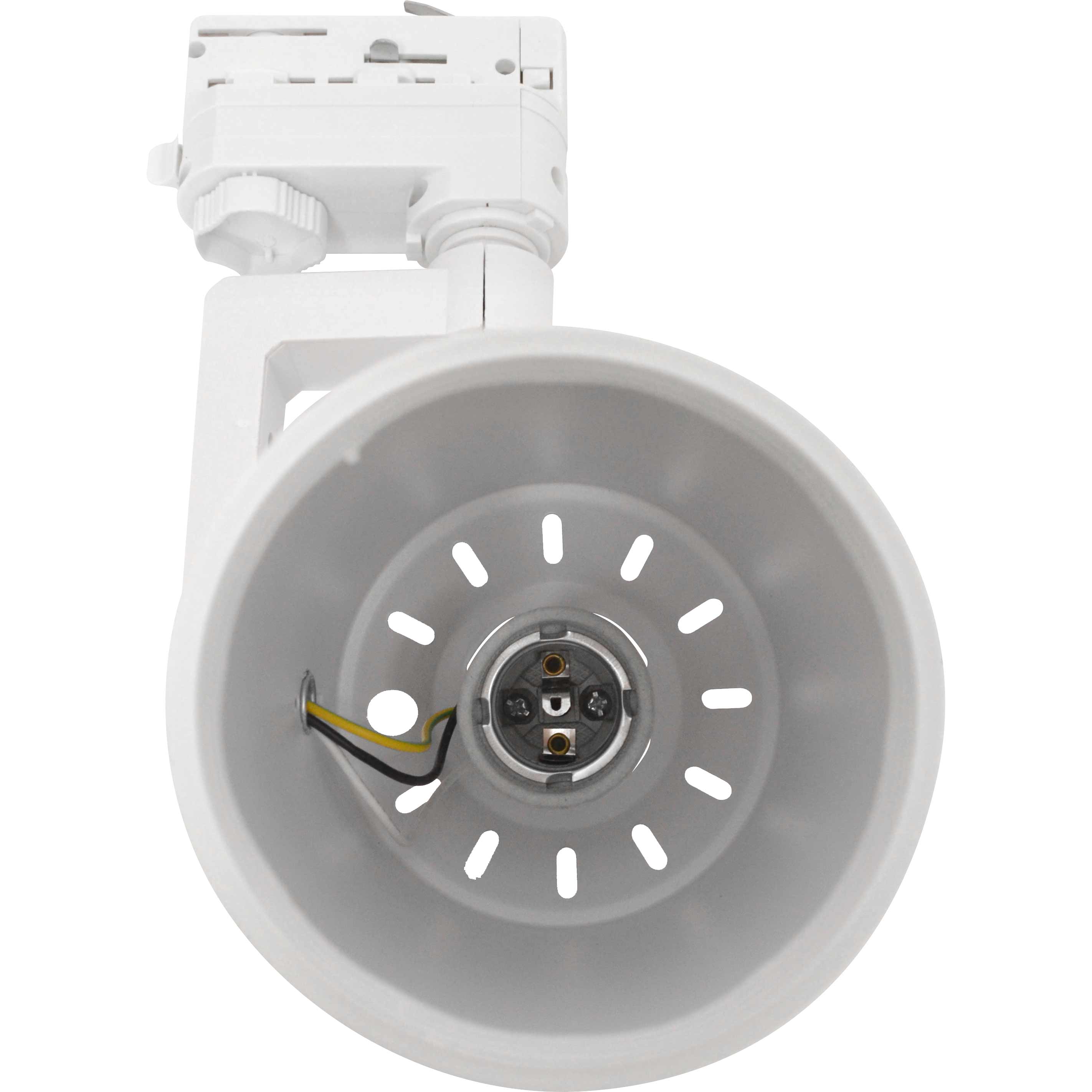 TRACK LIGHT PORTA LAMPADA E27 100x150m BIANCO