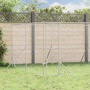 Cuccia per Cani da Esterno Argento 8x12x2 m in Acciaio Zincatocod mxl 117728