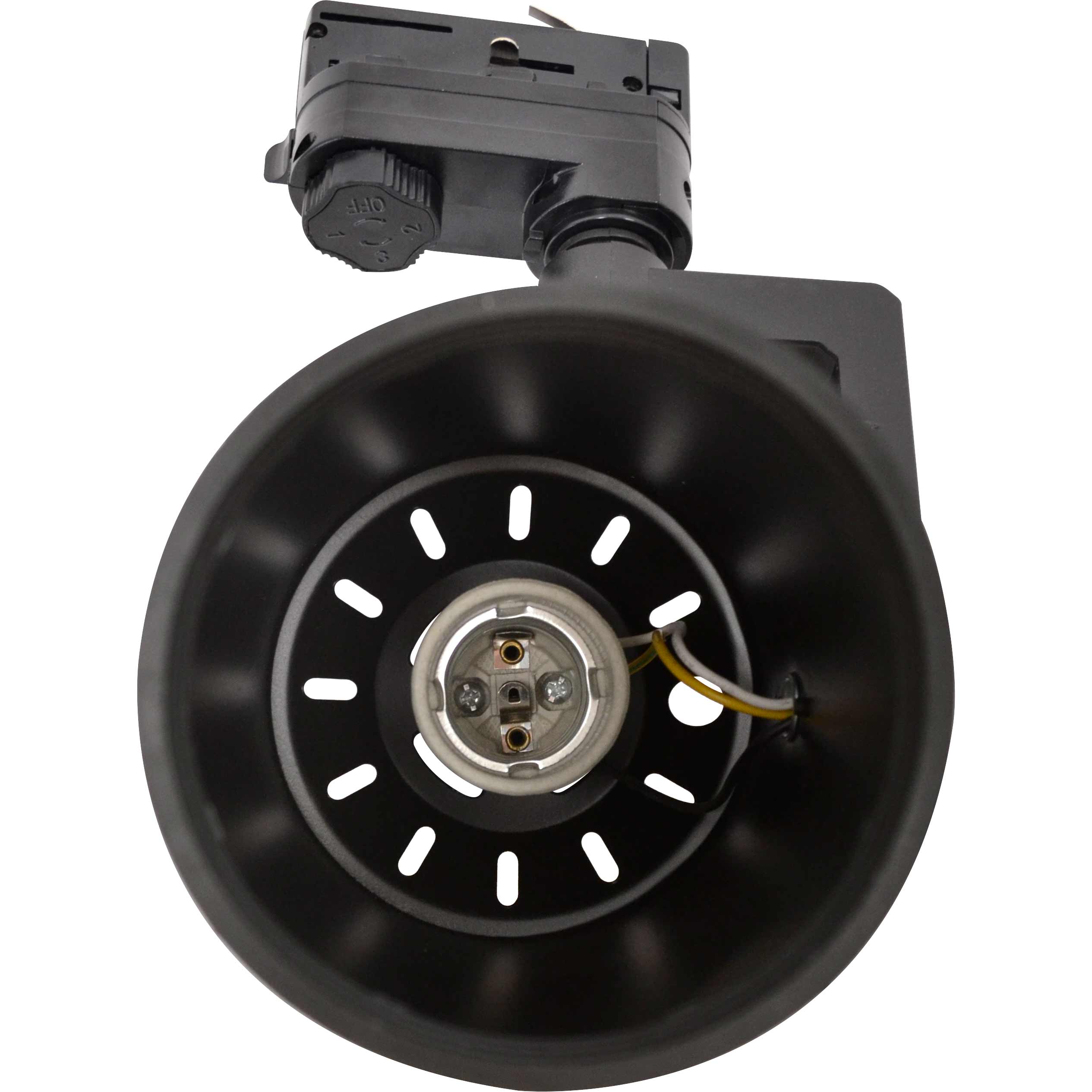 Track Light porta lampada E27 colore Nero