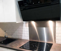 ZOIMANIA - Pannello Paraschizzi - Inox Aisi 304 - Cucina - Profondità 40 Dimensione Paraschizzi: L90 x P40