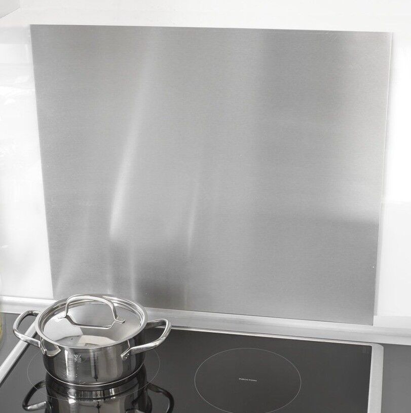 ZOIMANIA - Pannello Paraschizzi - Inox Aisi 304 - Cucina - Profondità 60 Dimensione Paraschizzi: L100 x P60