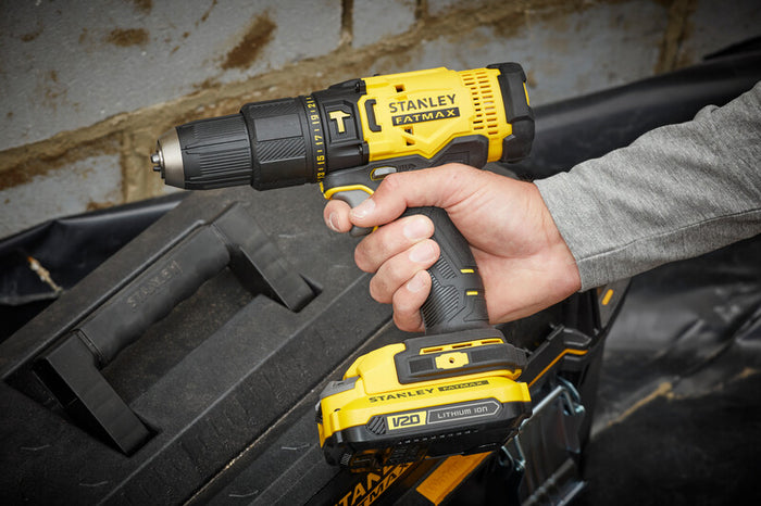 Stanley FatMax SFMCD711B – Trapano Avvitatore a Percussione V20 18V (solo corpo)